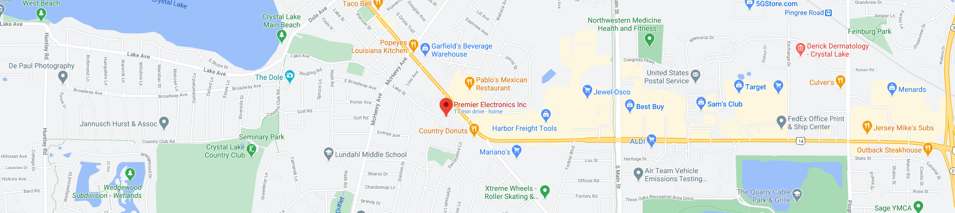 Premier Electronics - Map